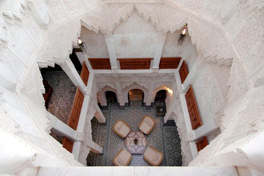 Float in Moroccan Courtyards at Dar Jaguar, Marrakech
